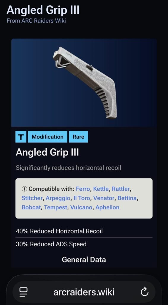 Angled Grip 3 Blueprint
